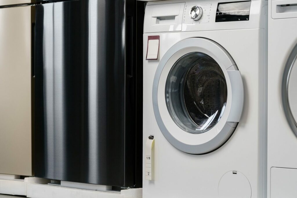 gros plan sur de l'électroménager reconditionné