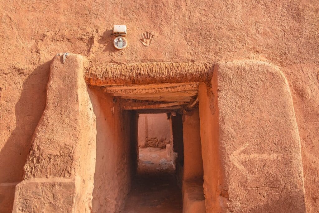 architecture en terre de Taghit