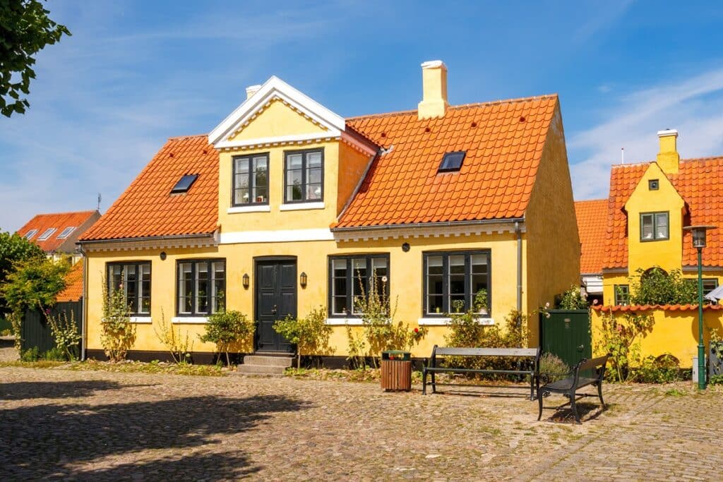 maison jaune de Dragør