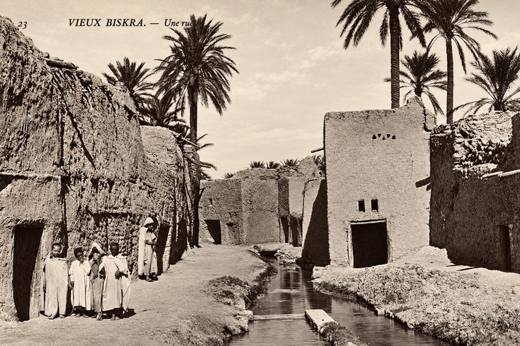 photo ancienne du vieux Biskra