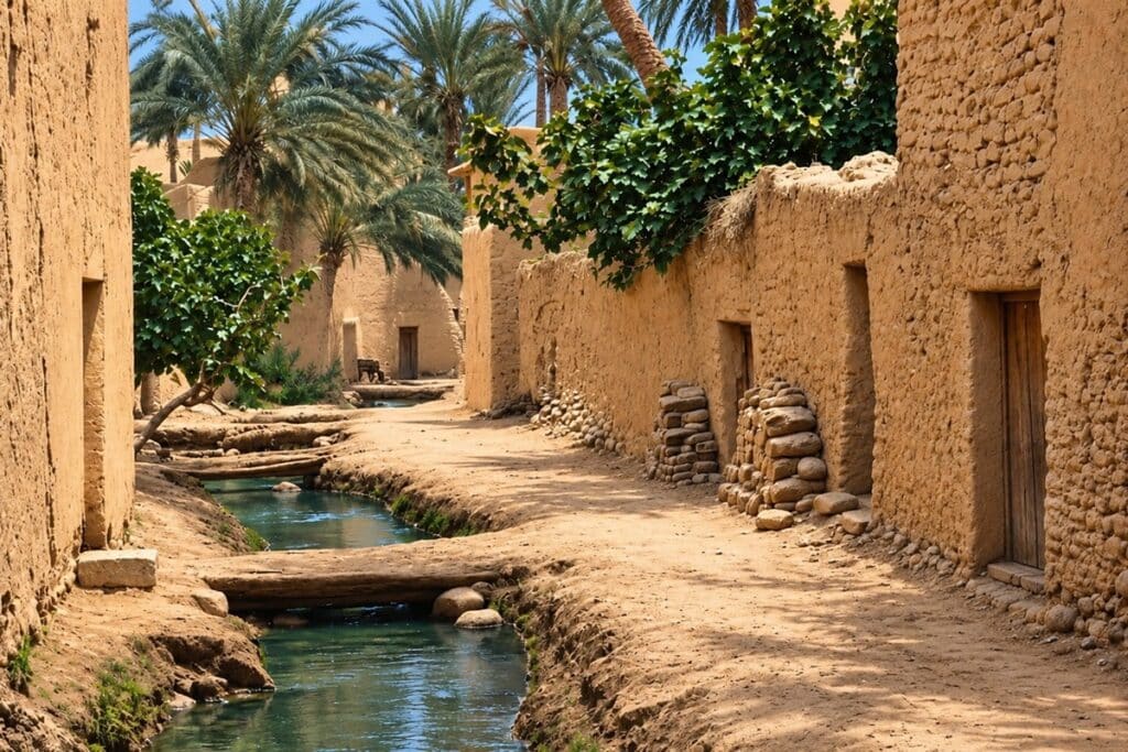maisons de terre de Biskra