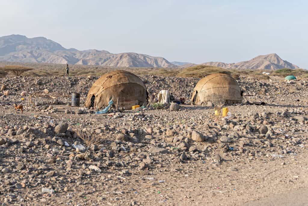 huttes daboyta à Djibouti