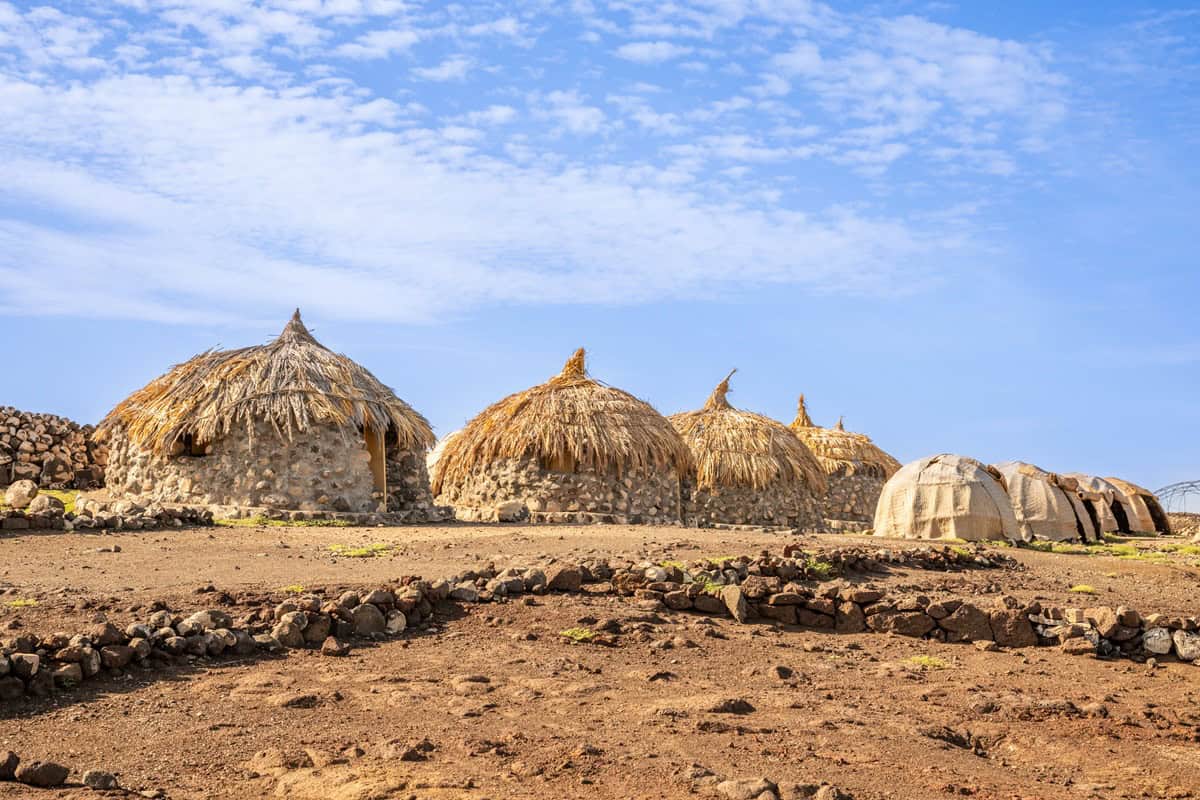 huttes à Djibouti