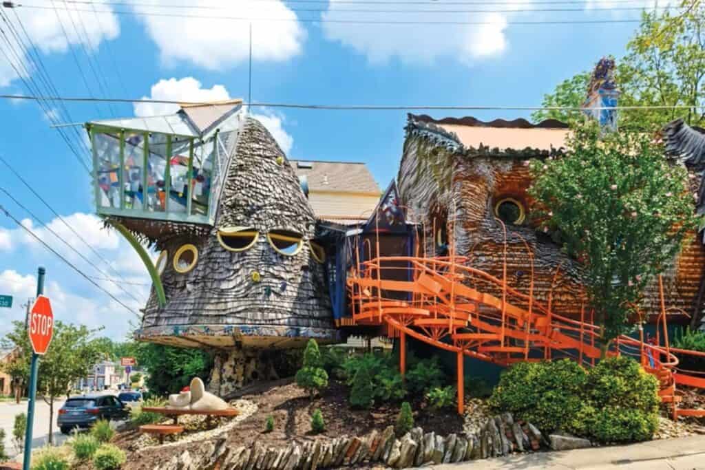 maison champignon aux USA