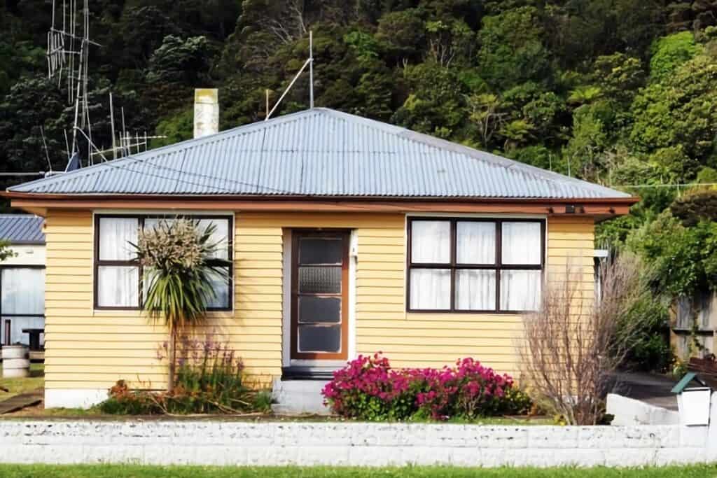 petite maison traditionnelle en Nouvelle Zélande