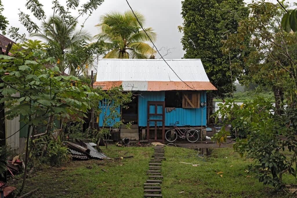 maison Tico typique au Costa Rica