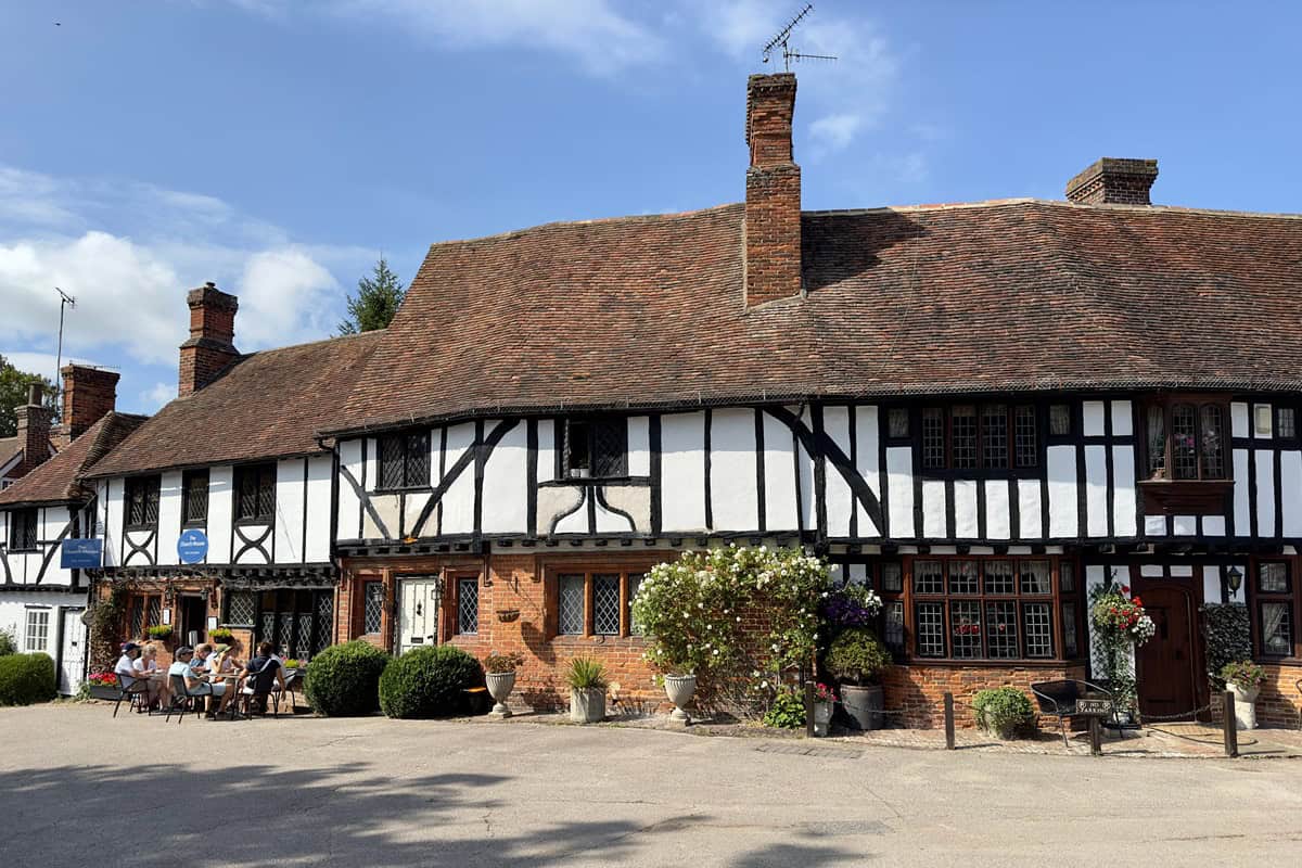 maisons à colombage à Chilham en Angleterre