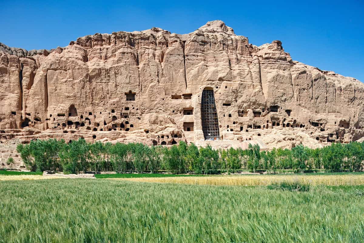 Bamiyan maisons troglodytes