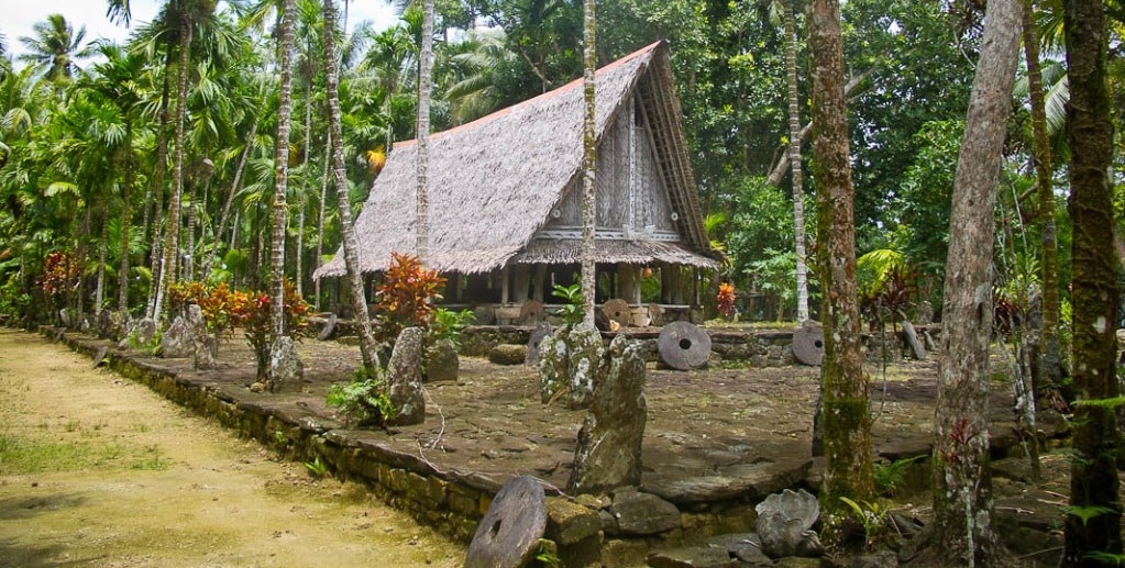 maison traditionnelle micronesie