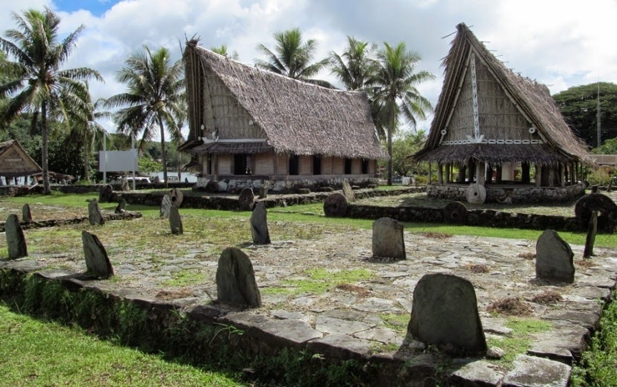 maisons traditionnelles micronesie