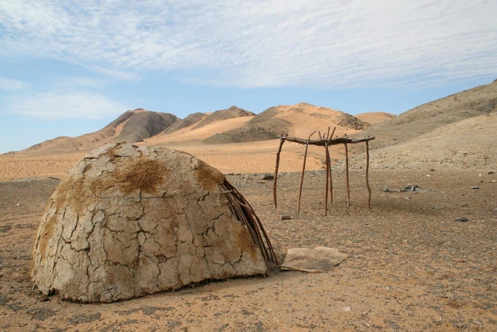 hutte du peuple Himba