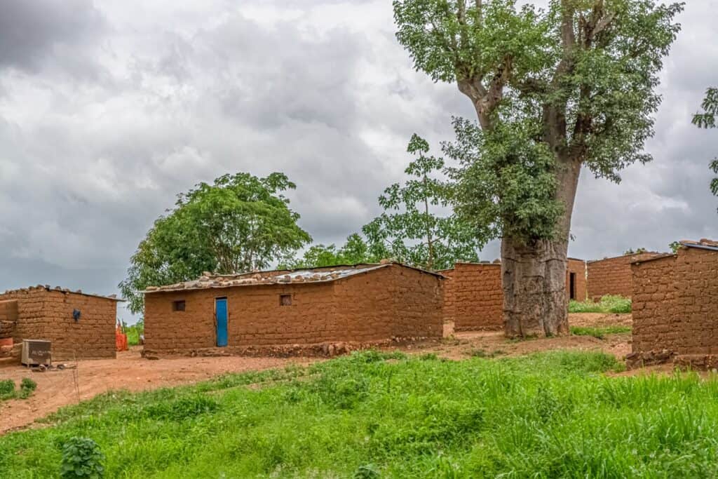 village traditionnel en Angola