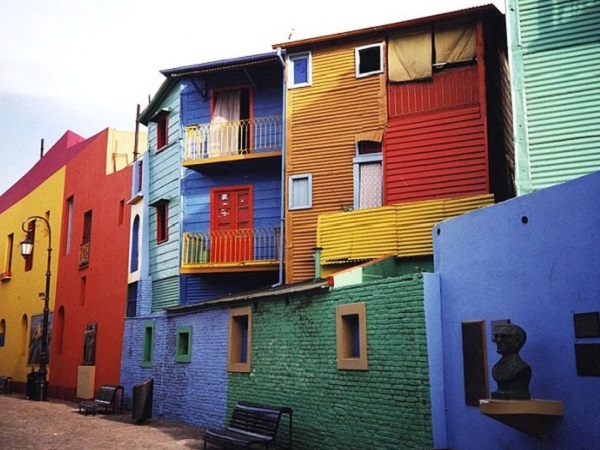 les maisons colorées de la boca