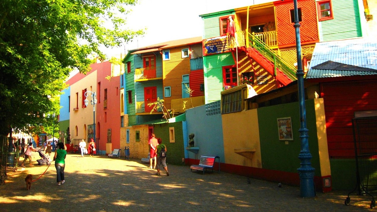 la boca maisons colorées
