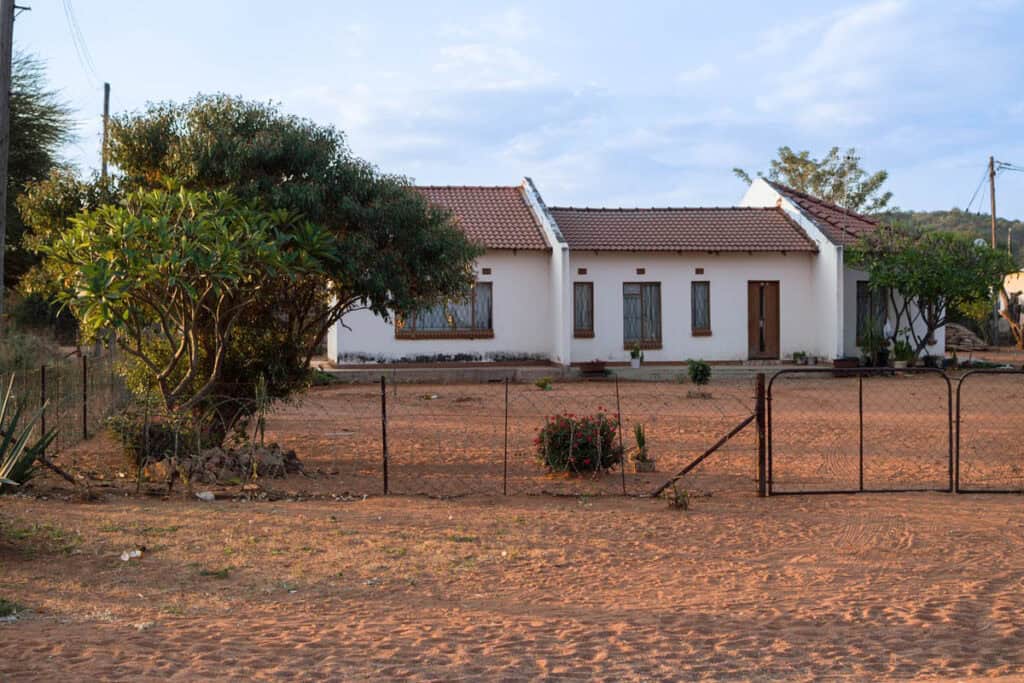 maison moderne au Botswana