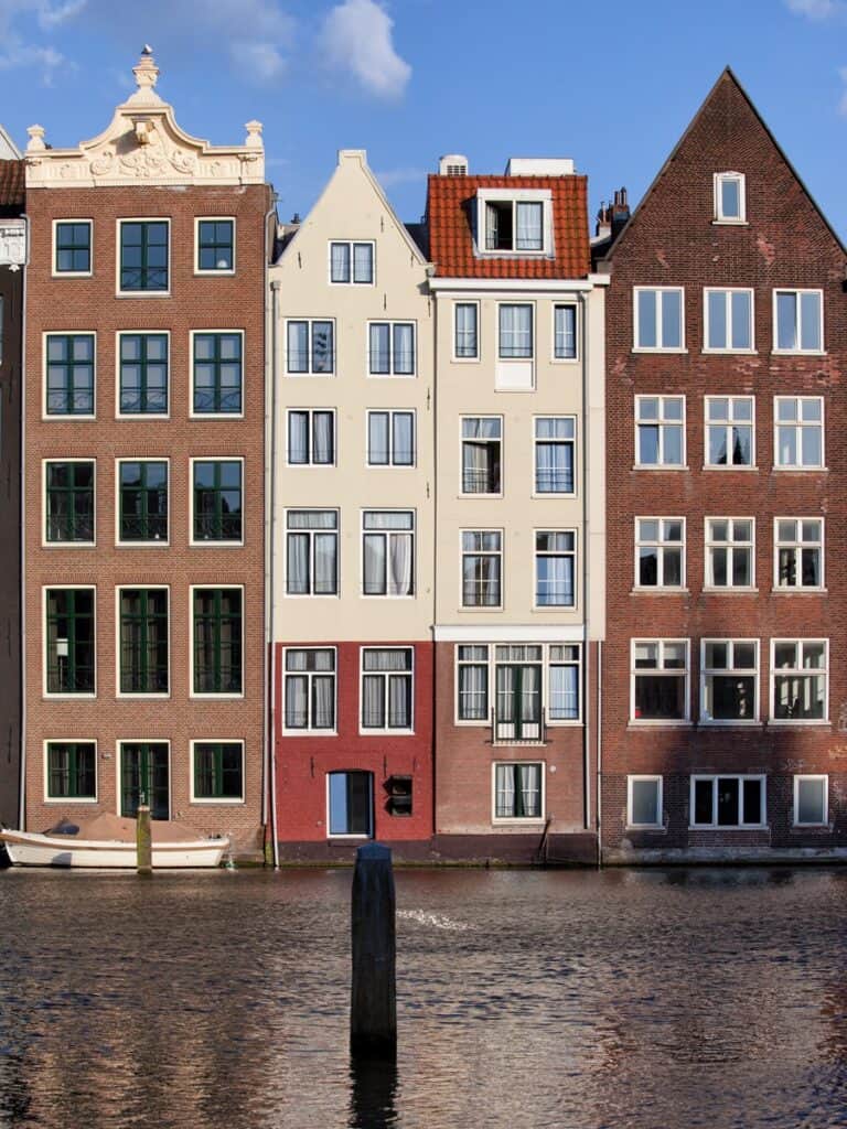 maisons de canal à Amsterdam