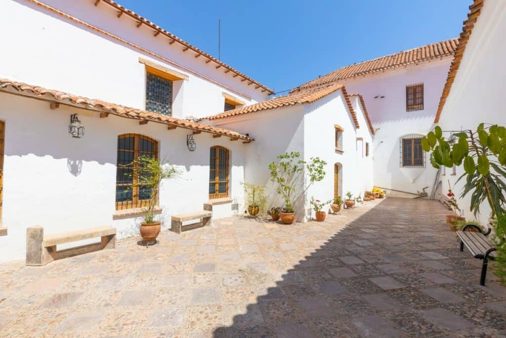 belle maison coloniale à Sucre en Bolivie