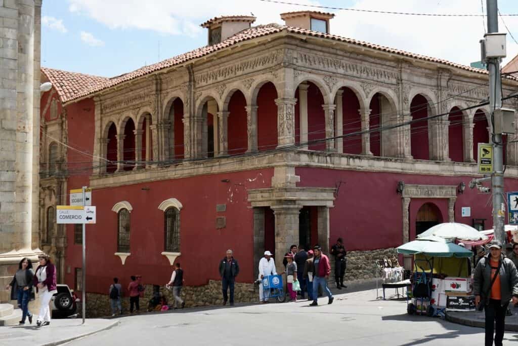 maison coloniale en Bolivie