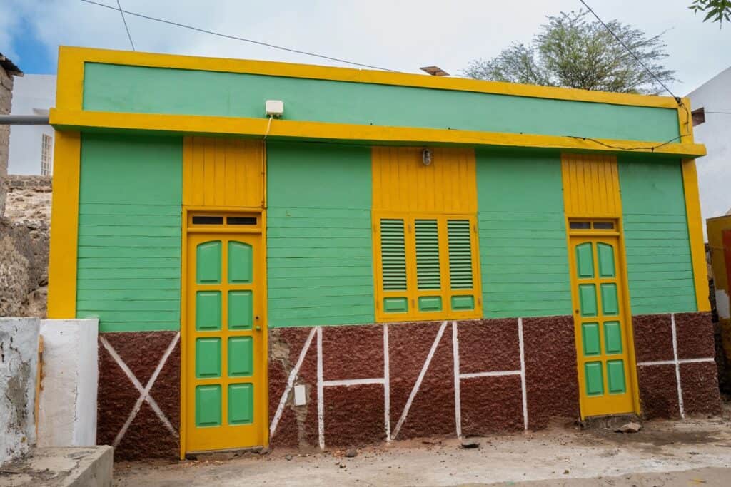 petite maison coloniale à São Vicente au Cap-Vert