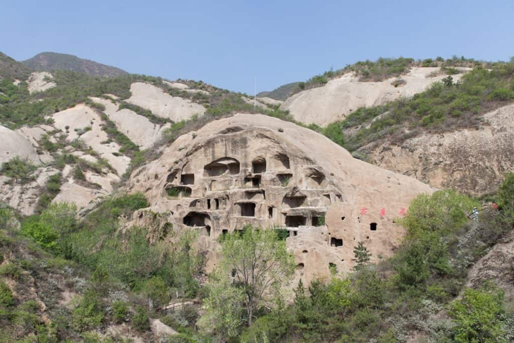 maisons troglodytes de Guyaju