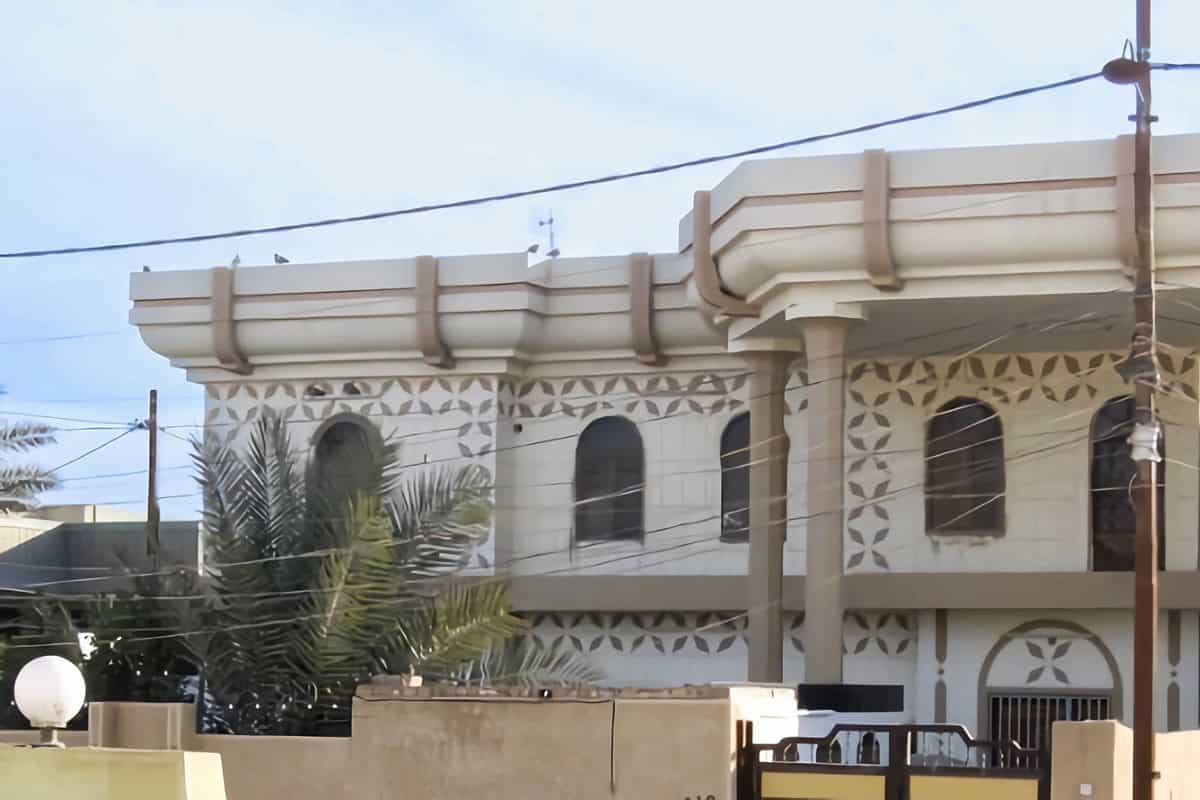 maison moderne en béton en Irak