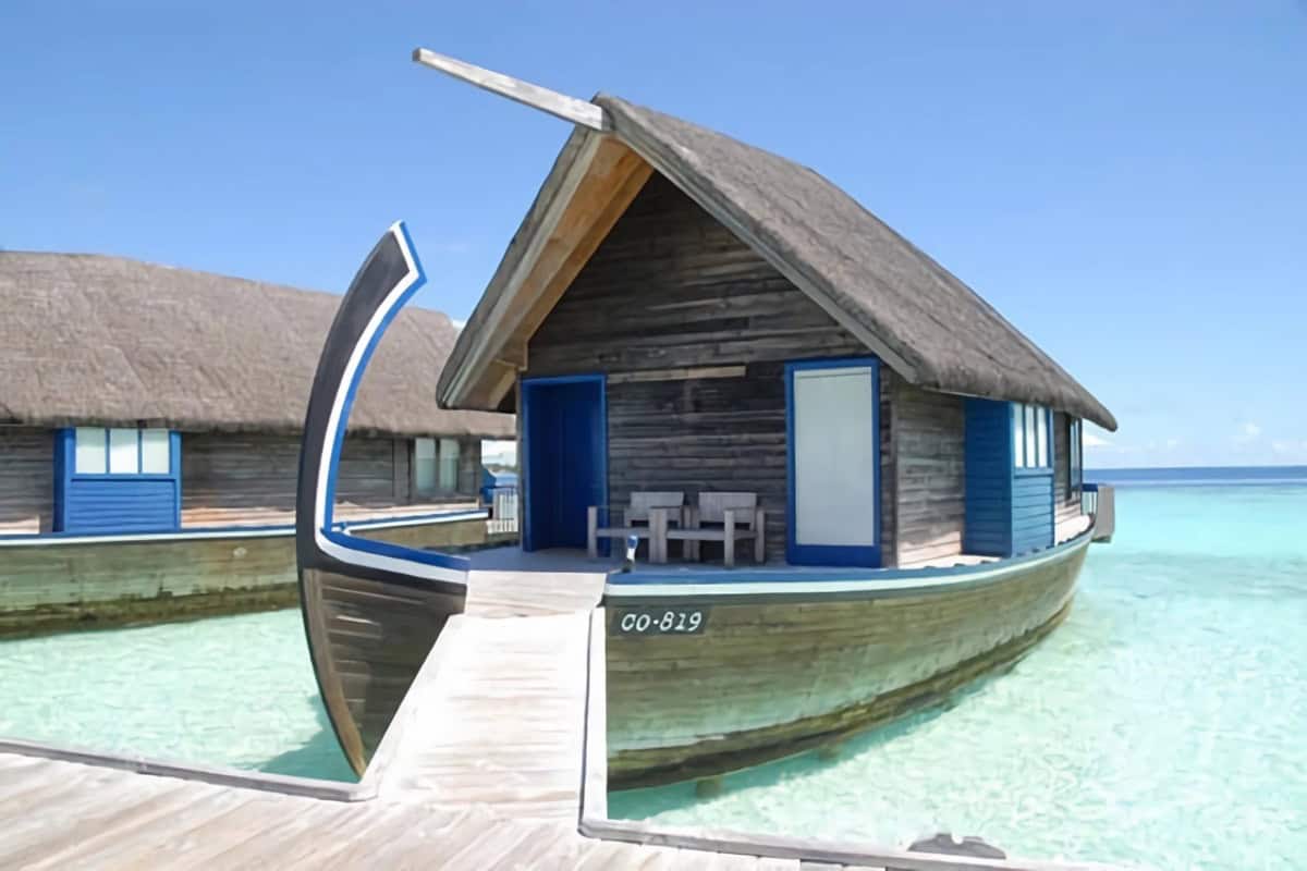 maison de vacances en forme de bateau