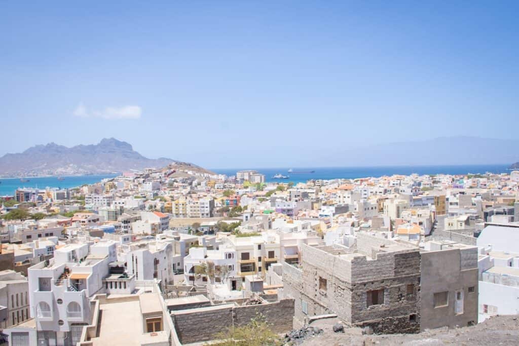 Maisons de Mindelo au Cap-Vert