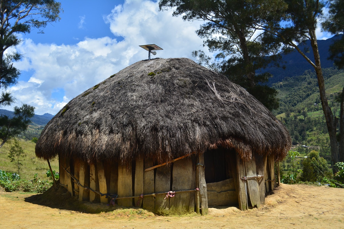 honai en Papouasie