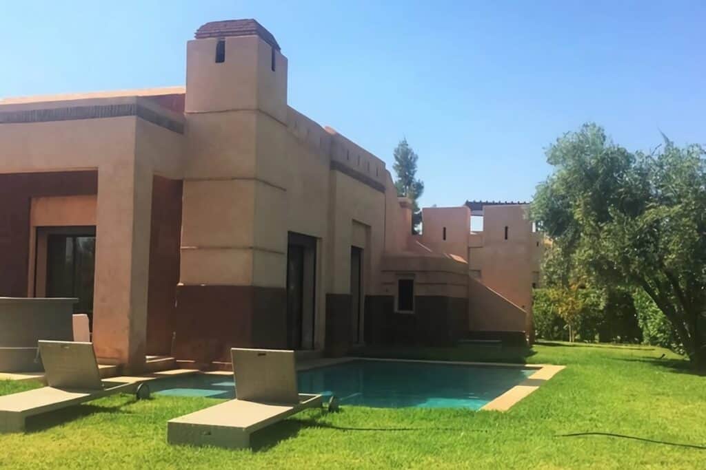 villa avec piscine au Maroc