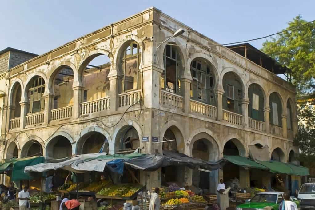 ancienne maison coloniale à Djibouti