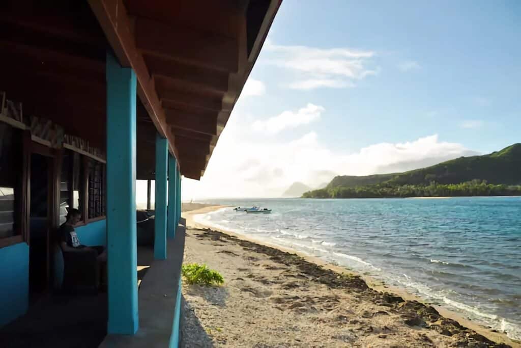 maison avec vue sur la mer au Vanuatu