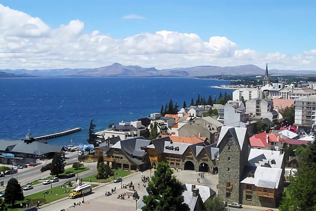 vue aérienne de Bariloche