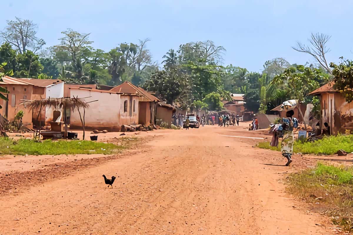 village rural typique du Togo