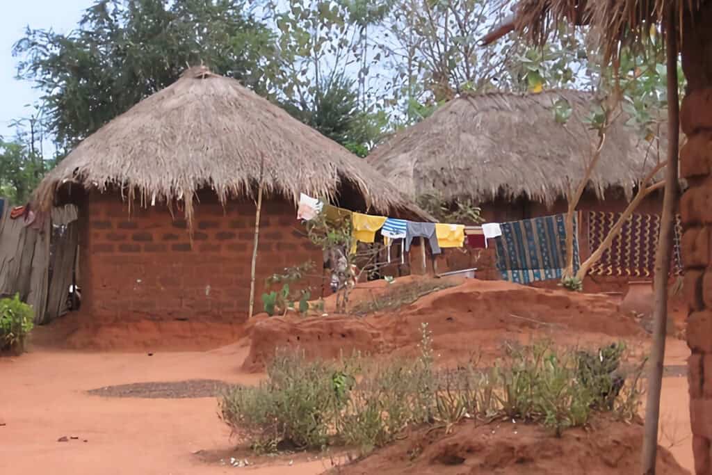 maisons en terre crue togo