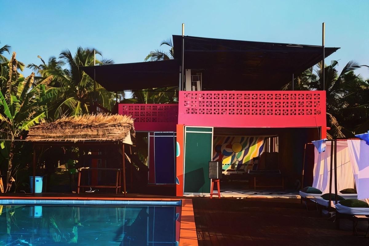 Maisons colorées à Lagos