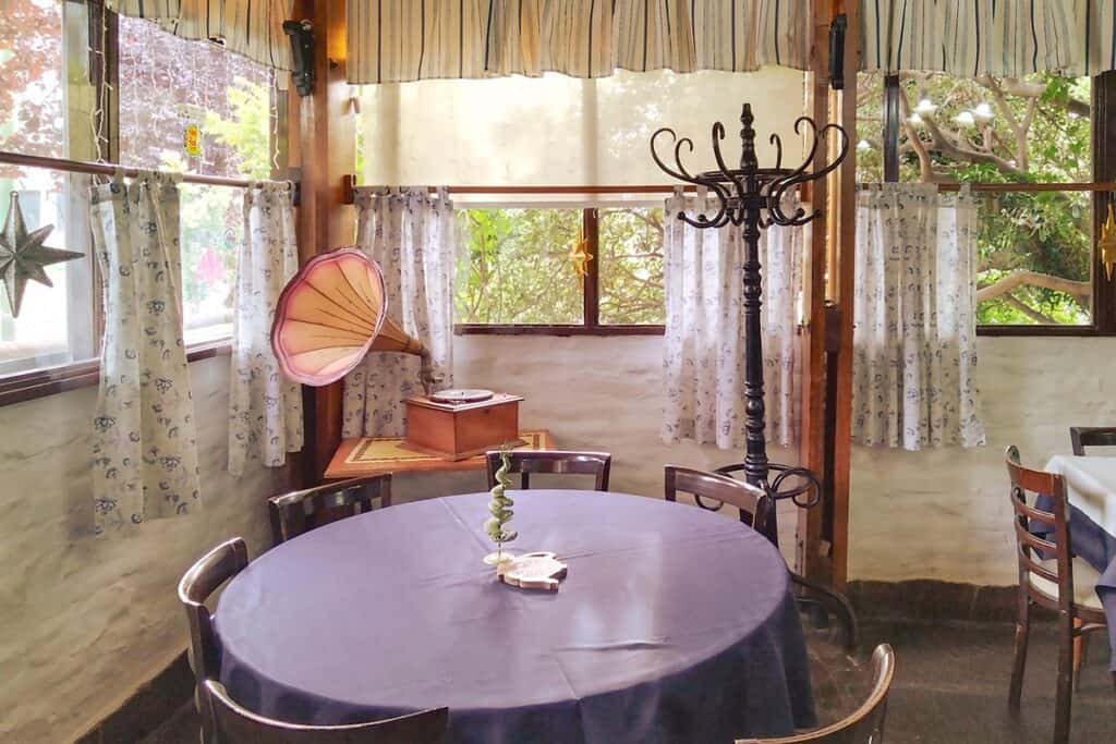 intérieur maison de thé à Gaiman