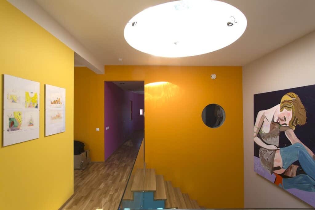 intérieur coloré