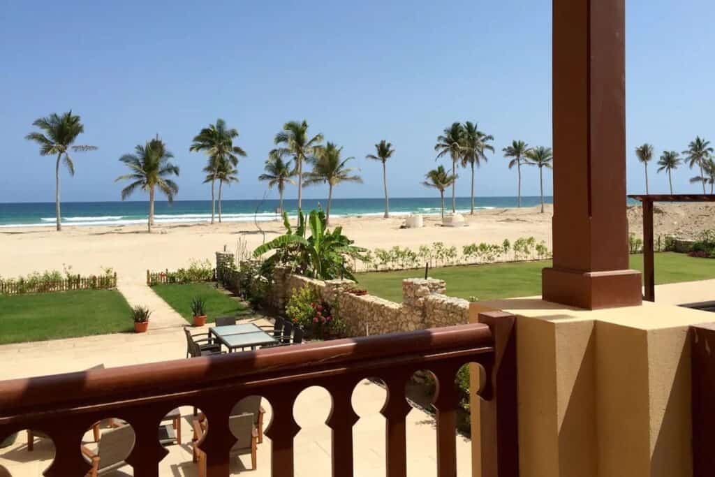 terrasse vue sur mer