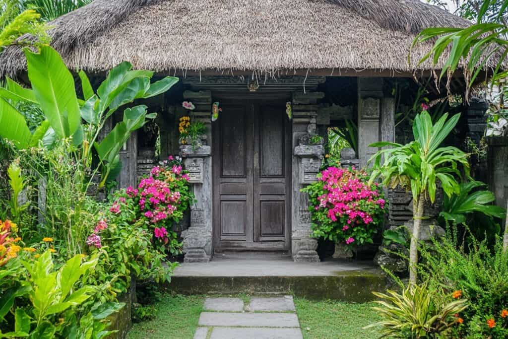 maison traditionnelle balinaise