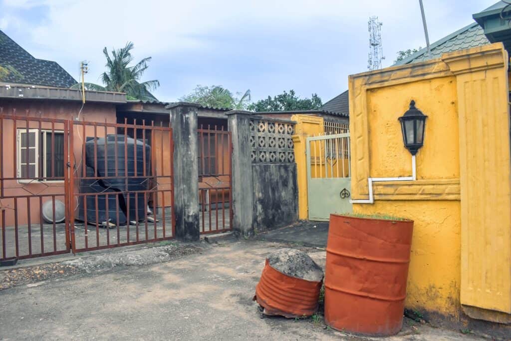 maisons en béton à Lagos