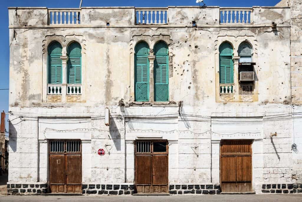 façade maison vieille ville Massawa