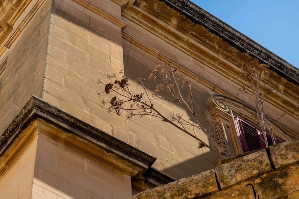 les maisons traditionnelles de Maltes caractéristiques