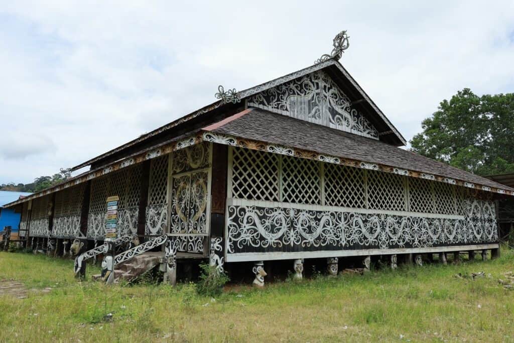 maison longue Dayak