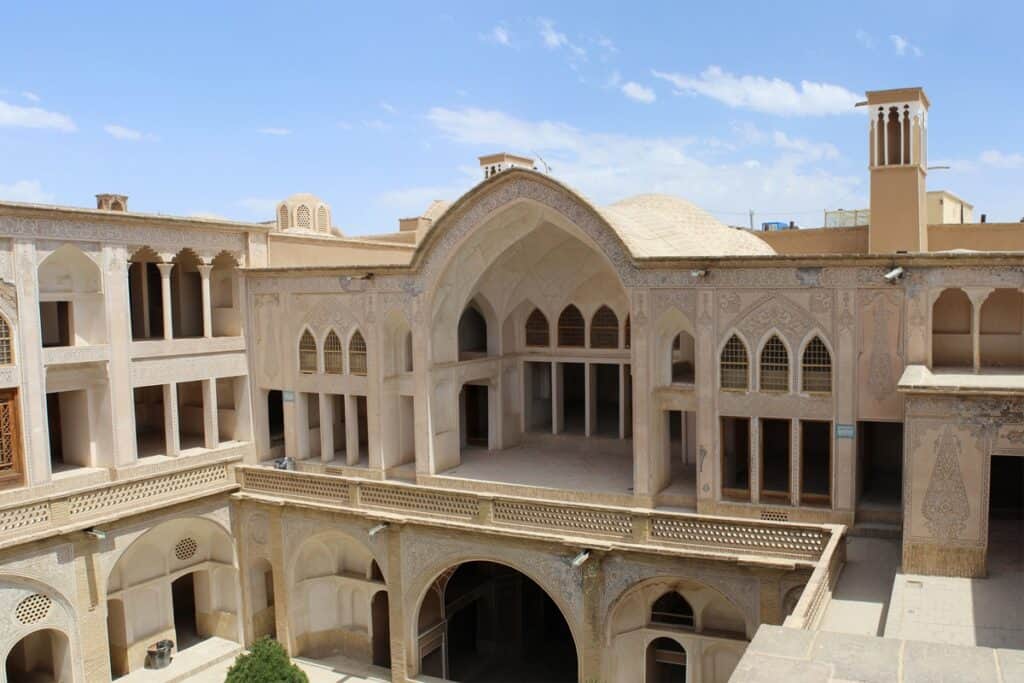 bâtiment traditionnel en Iran