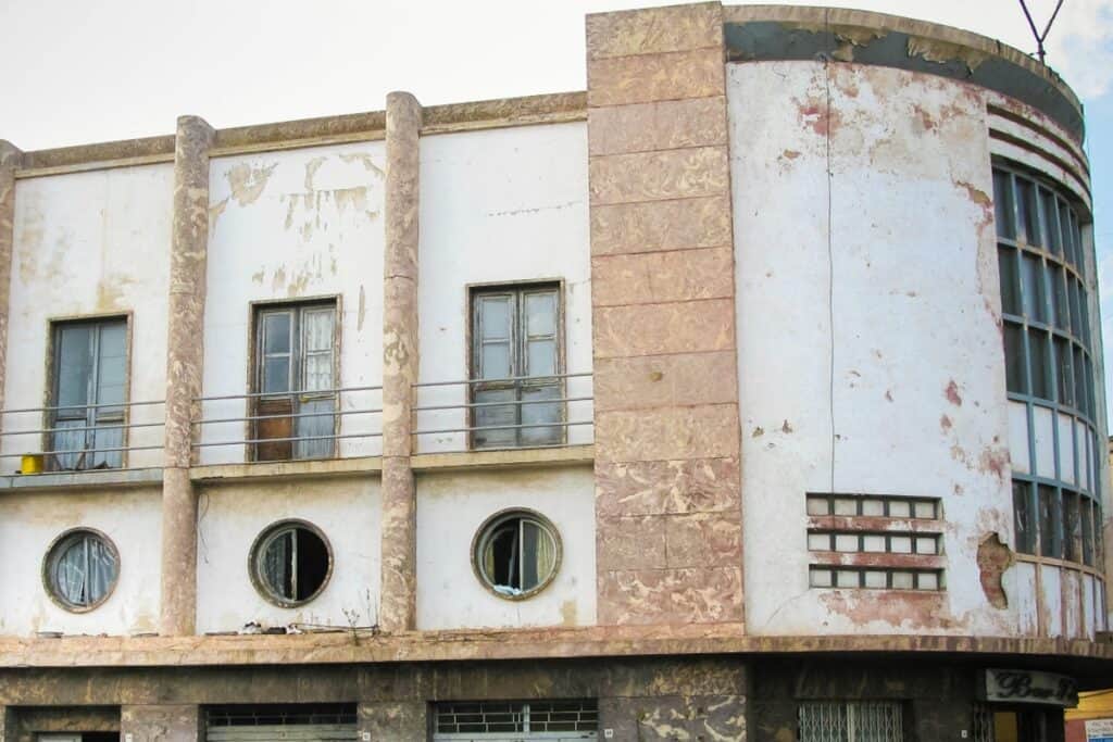 bâtiment colonial à Asmara