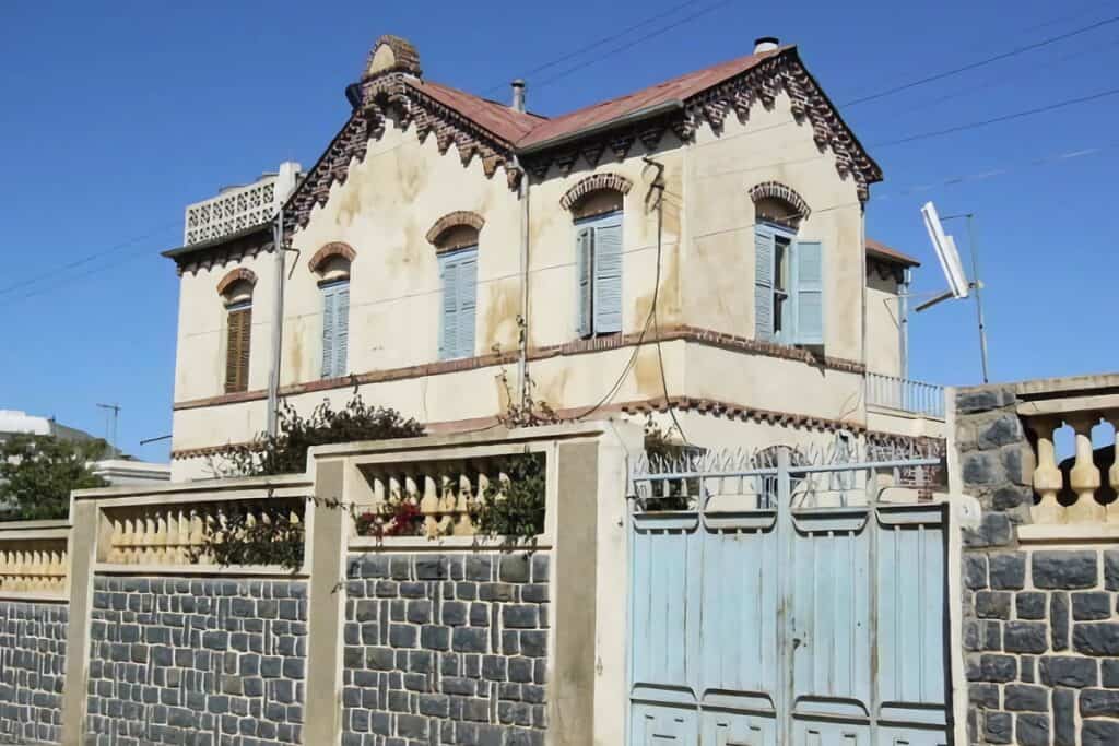 maison coloniale à Asmara