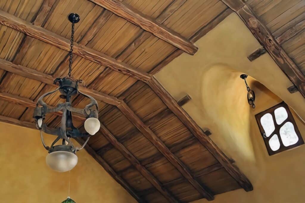 magnifique plafond en bois