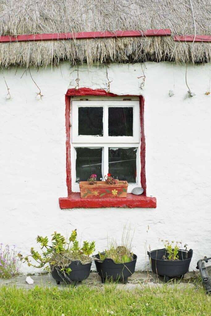 fenêtre cottage traditionnel irlandais