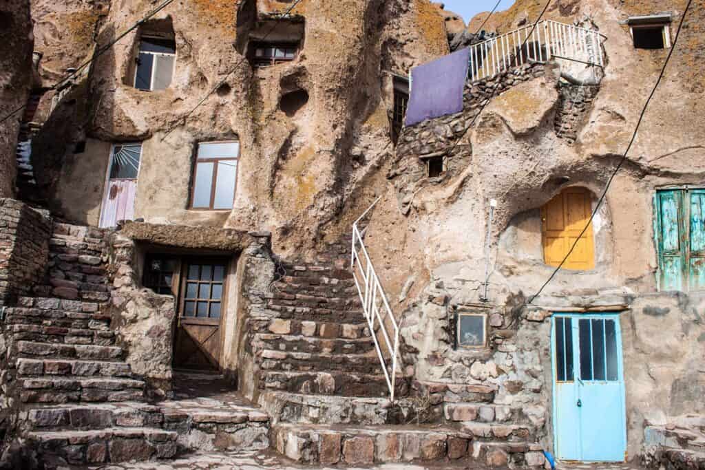 maisons troglodytes à Kandovan