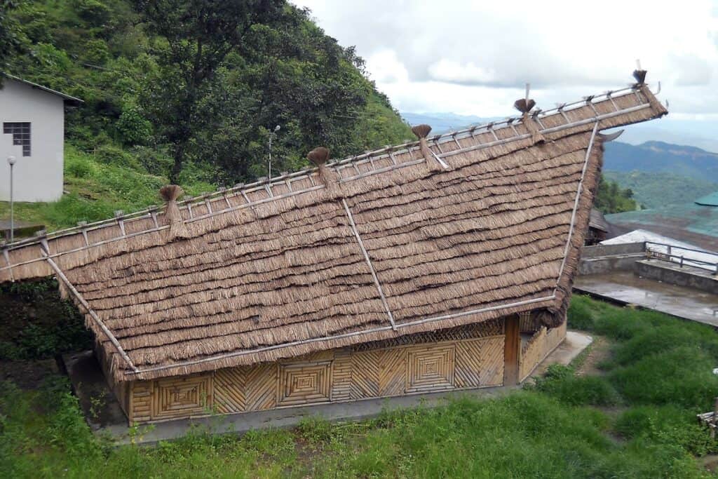 architecture traditionnelle Nagaland